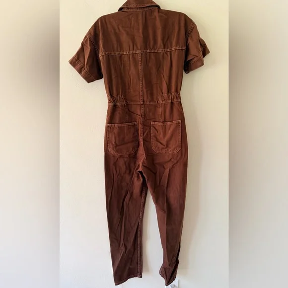 FREE PEOPLE We The Free Rust Jumpsuit - Picture 3 of 4